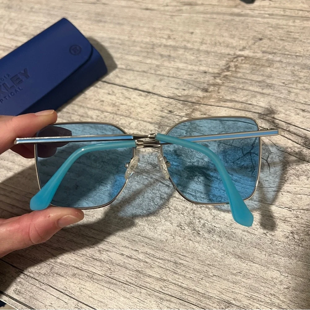 Huxley Blue Lens Sunglasses (New w/o Tags) - Picture 2 of 4